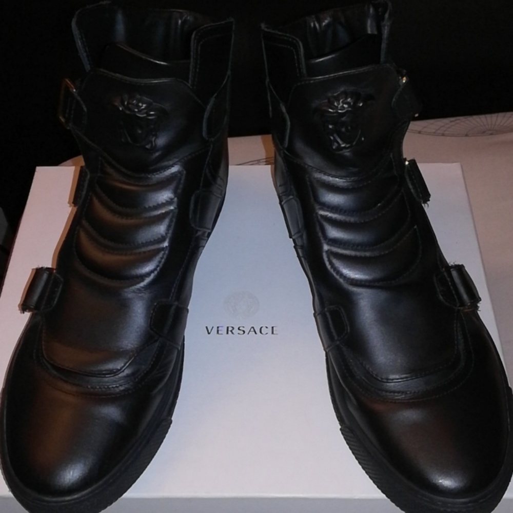 COPY - Versace monk strap high top sneaker